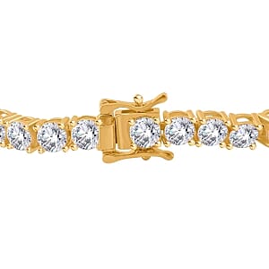 Moissanite 15.75 ctw Bracelet in Vermeil Yellow Gold Over Sterling Silver (7.5 In) (11.5 g)