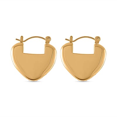 Austrian Crystal Earrings in in 14K YG Plated Stainless Steel