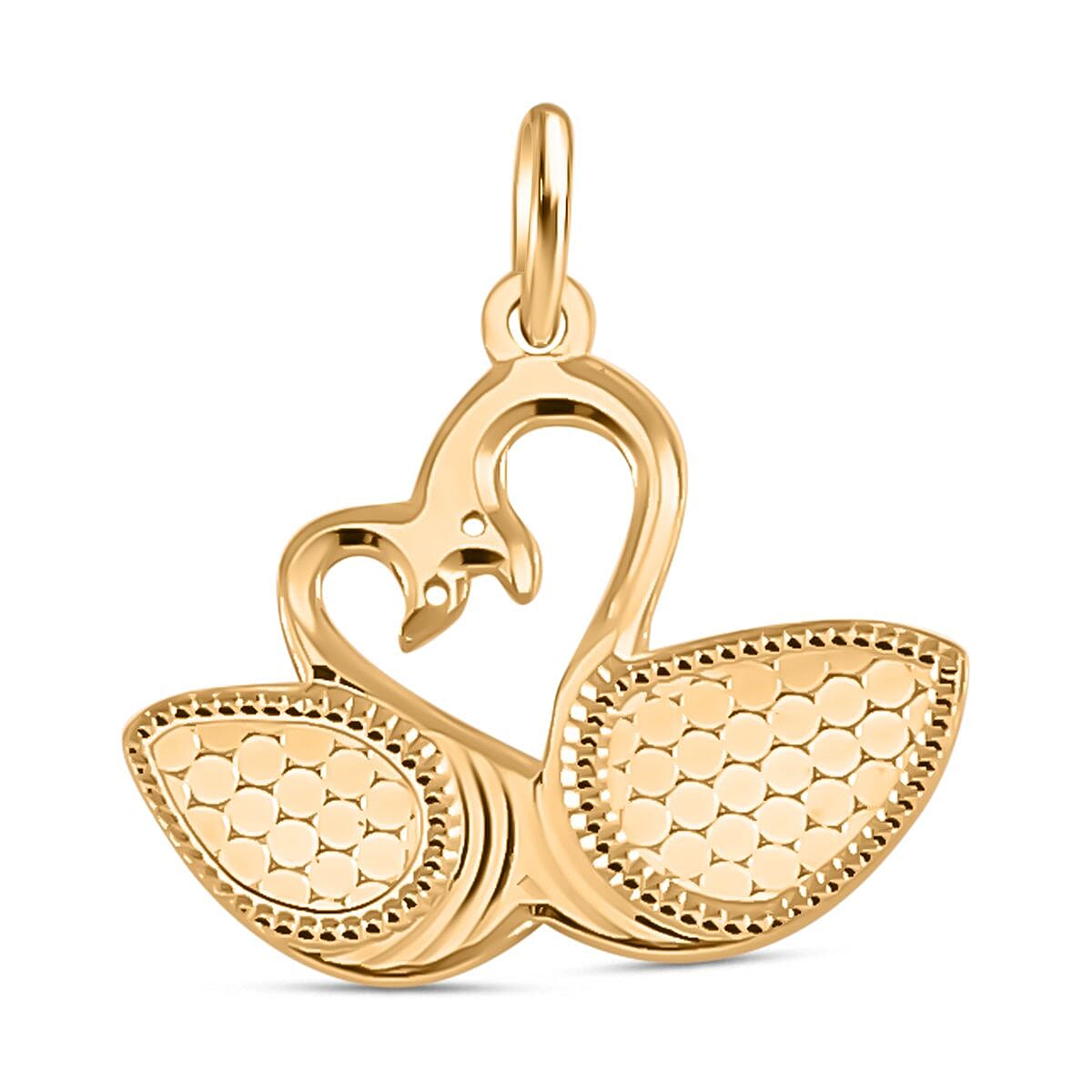 Pendant without Chain in 14K YG Over Sterling Silver 1.10 Grams 