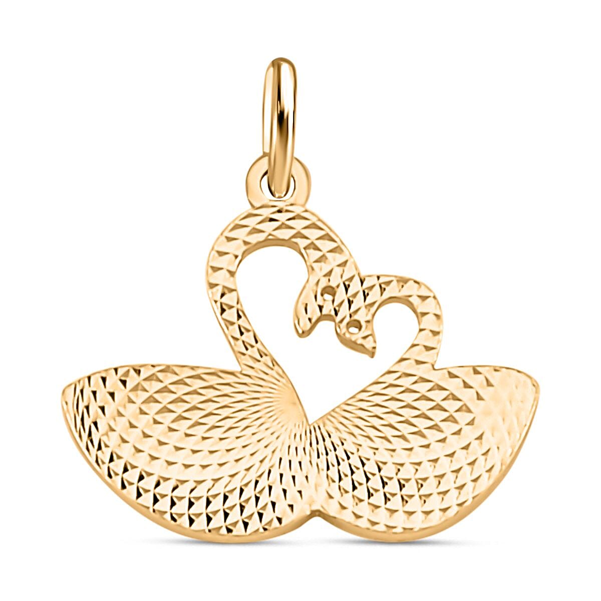 Pendant without Chain in 14K YG Over Sterling Silver 1.10 Grams 