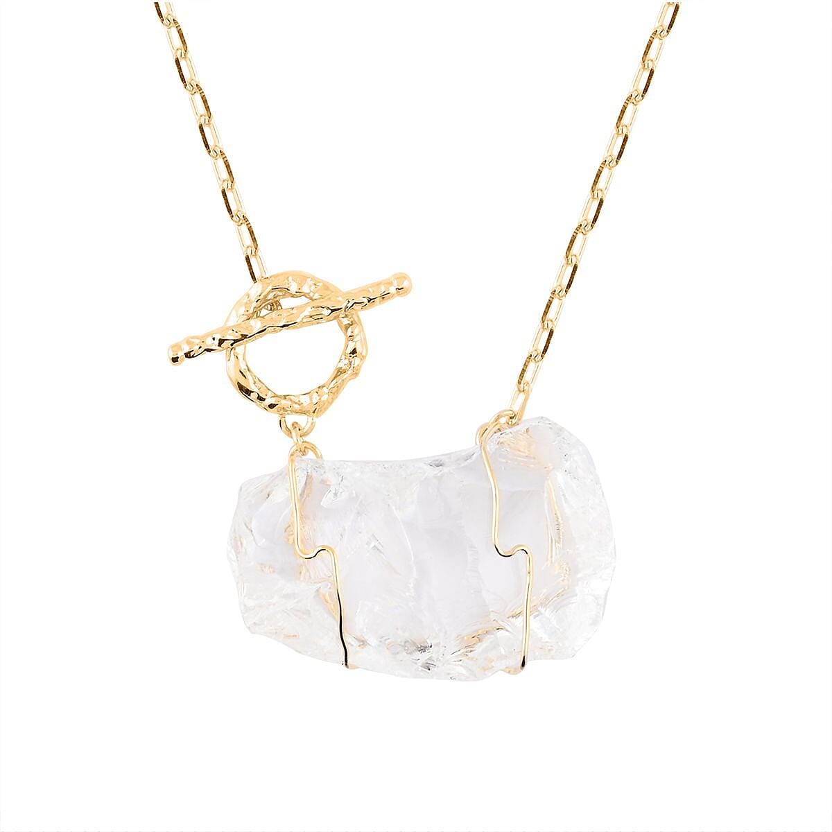 Colors of Brazil Crystal Necklace 18 Inches in Goldtone image number 0