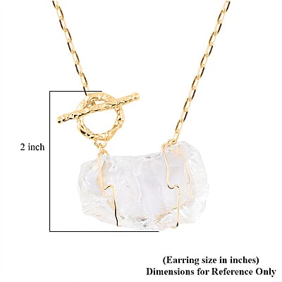 Colors of Brazil Crystal Necklace 18 Inches in Goldtone