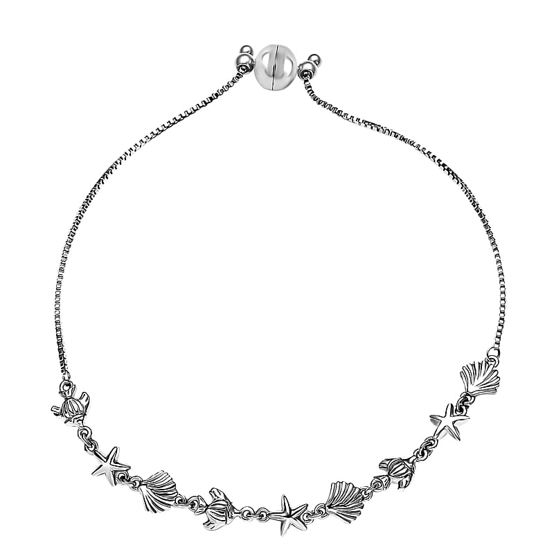 Karis Bracelet in Platinum Bond with Stainless Steel (7.25 In)