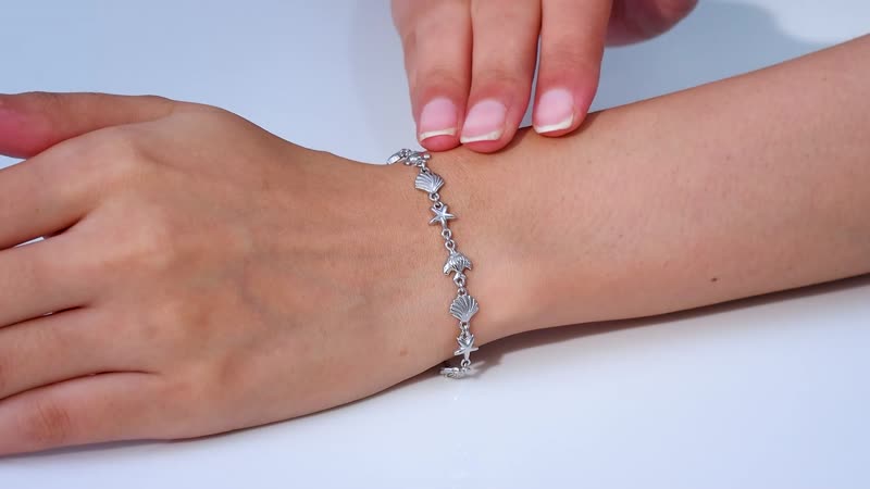 Karis Bracelet in Platinum Bond with Stainless Steel (7.25 In)