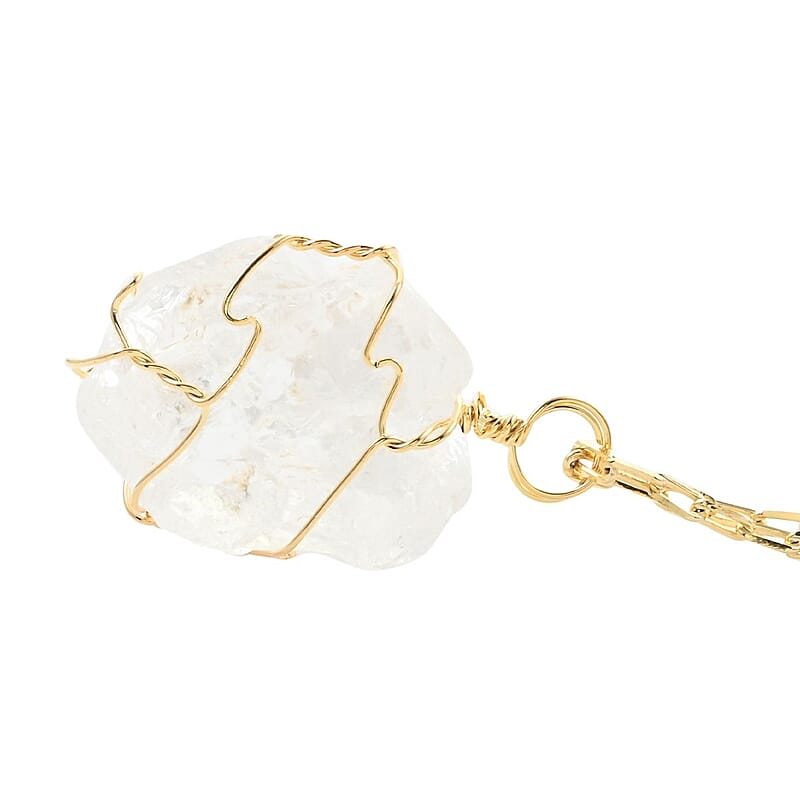 Colors of Brazil Crystal Necklace 18-20 Inches in Goldtone