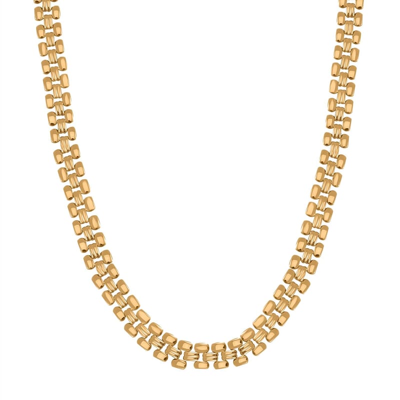 Link Necklace in Goldtone (20 Inches)