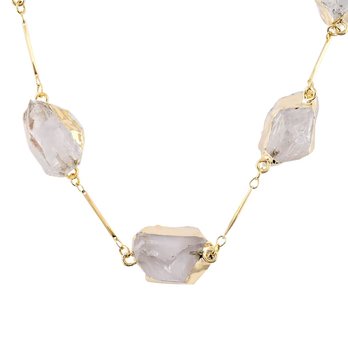 Crystal Necklace (22 Inches) in Goldtone image number 0