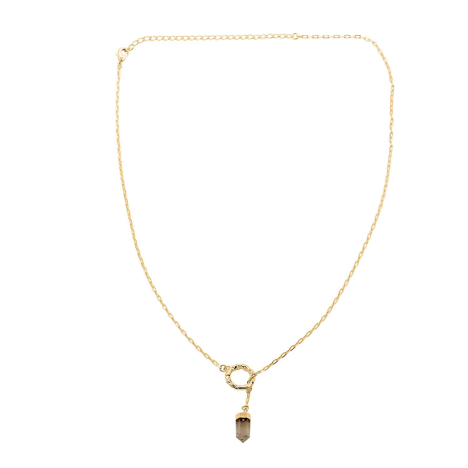 Colors of Brazil Crystal Necklace 24 Inches in Goldtone