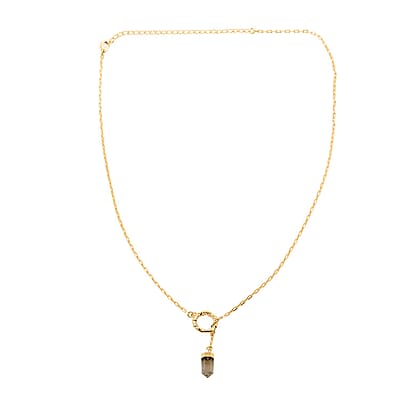 Colors of Brazil Crystal Necklace 24 Inches in Goldtone