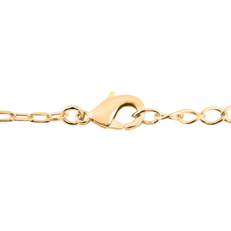 Colors of Brazil Citrine Necklace 24 Inches in Goldtone 15.00 ctw
