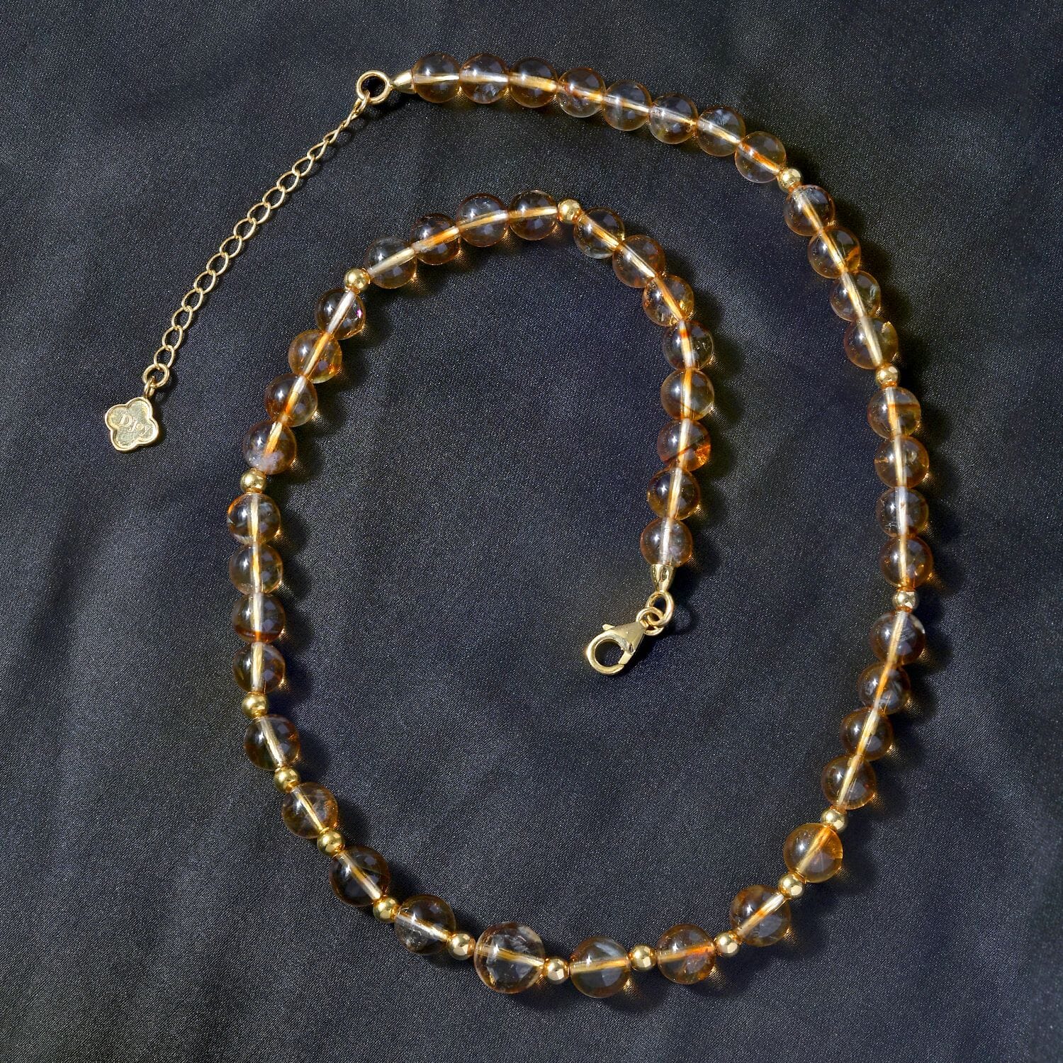 Buy D'Joy Brazilian Citrine Beaded Necklace (18-20 Inches