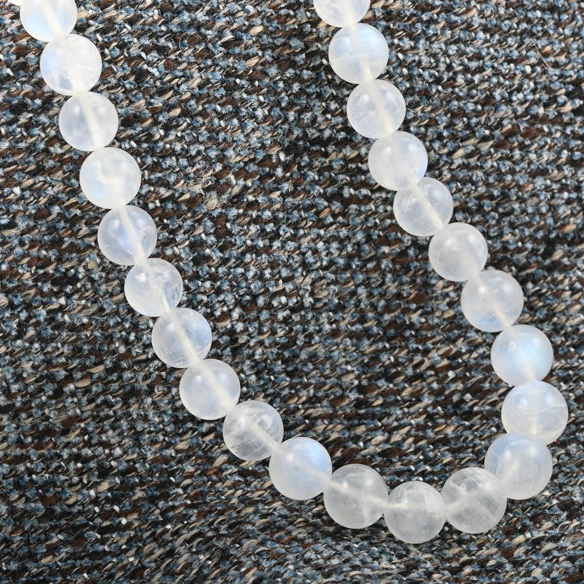 D'Joy Moon Glow Moonstone Beaded Necklace 18-20 Inches in Vermeil Yellow Gold Over Sterling Silver 216.00 ctw image number 1