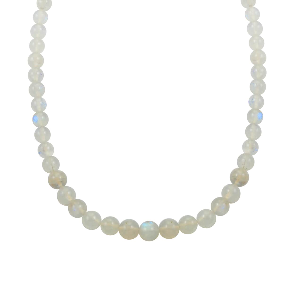 D'Joy Moon Glow Moonstone Beaded Necklace 18-20 Inches in Vermeil Yellow Gold Over Sterling Silver 216.00 ctw image number 2