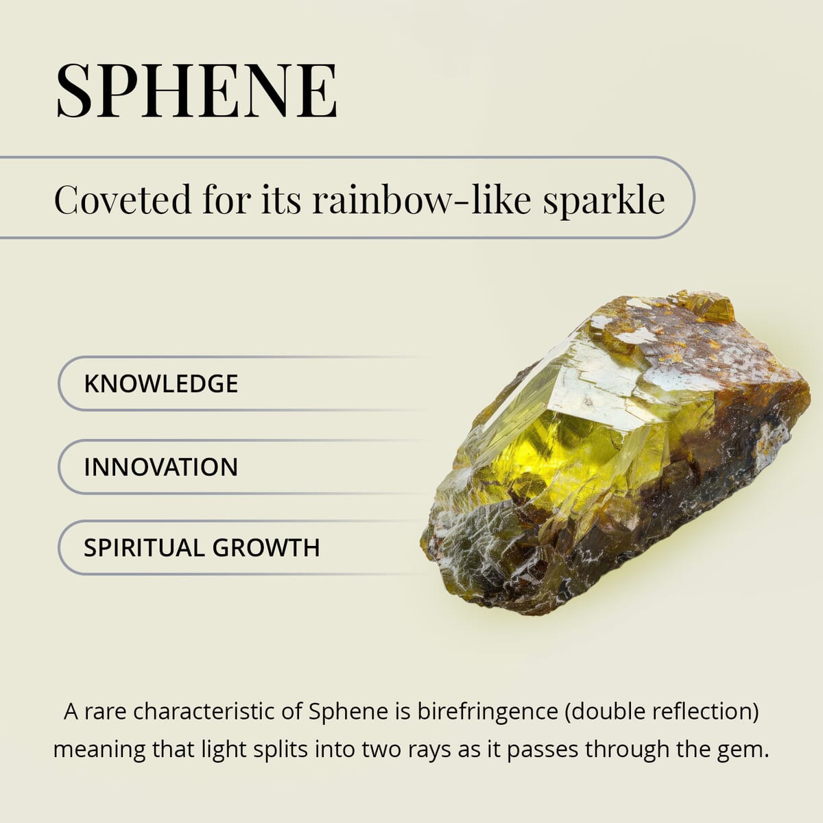 Certified & Appraised Luxoro AAA Sphene and G-H I2 Diamond 1.75 ctw Ring in 14K Yellow Gold (Size 7.5) image number 6
