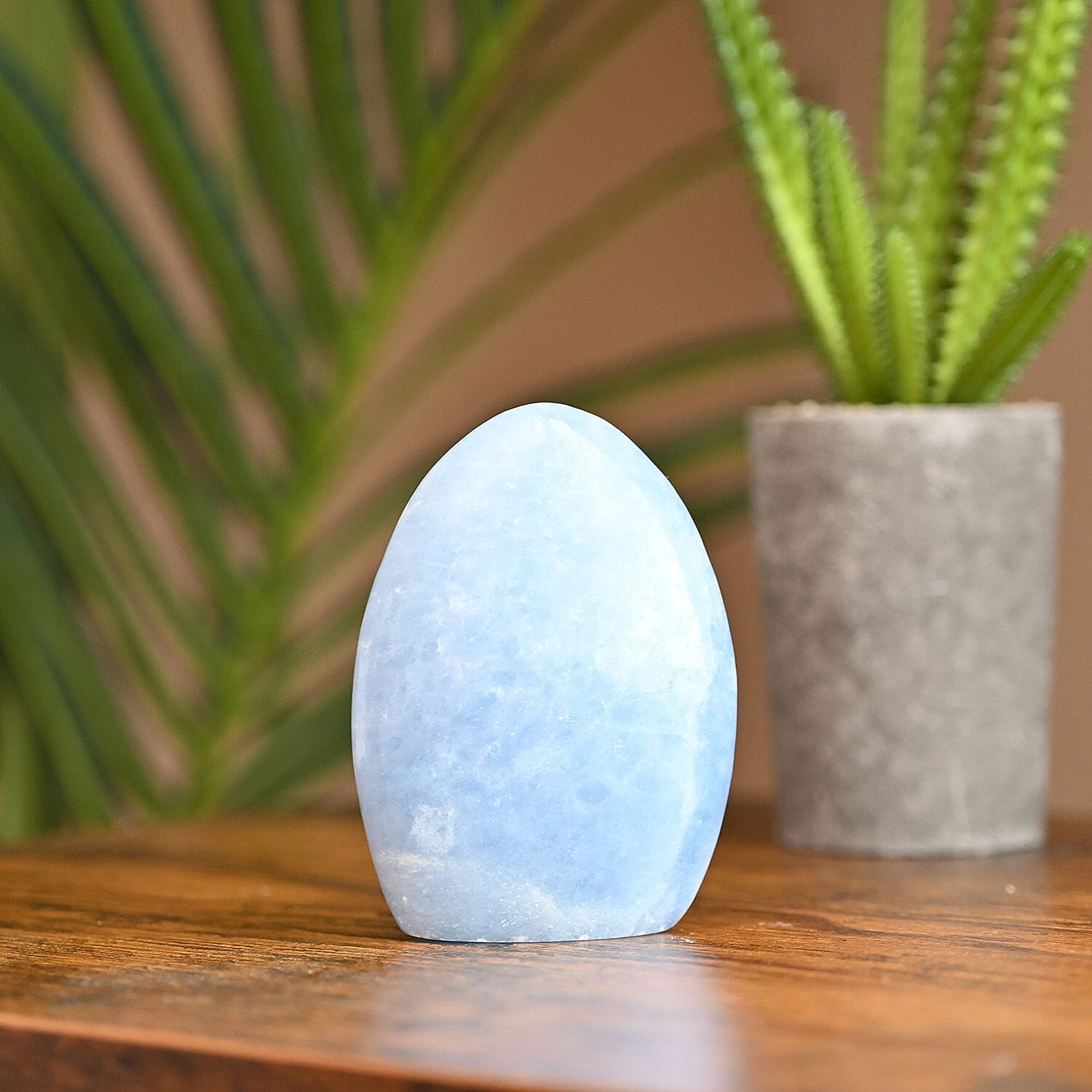 Blue Calcite Free Form Approx 907ctw