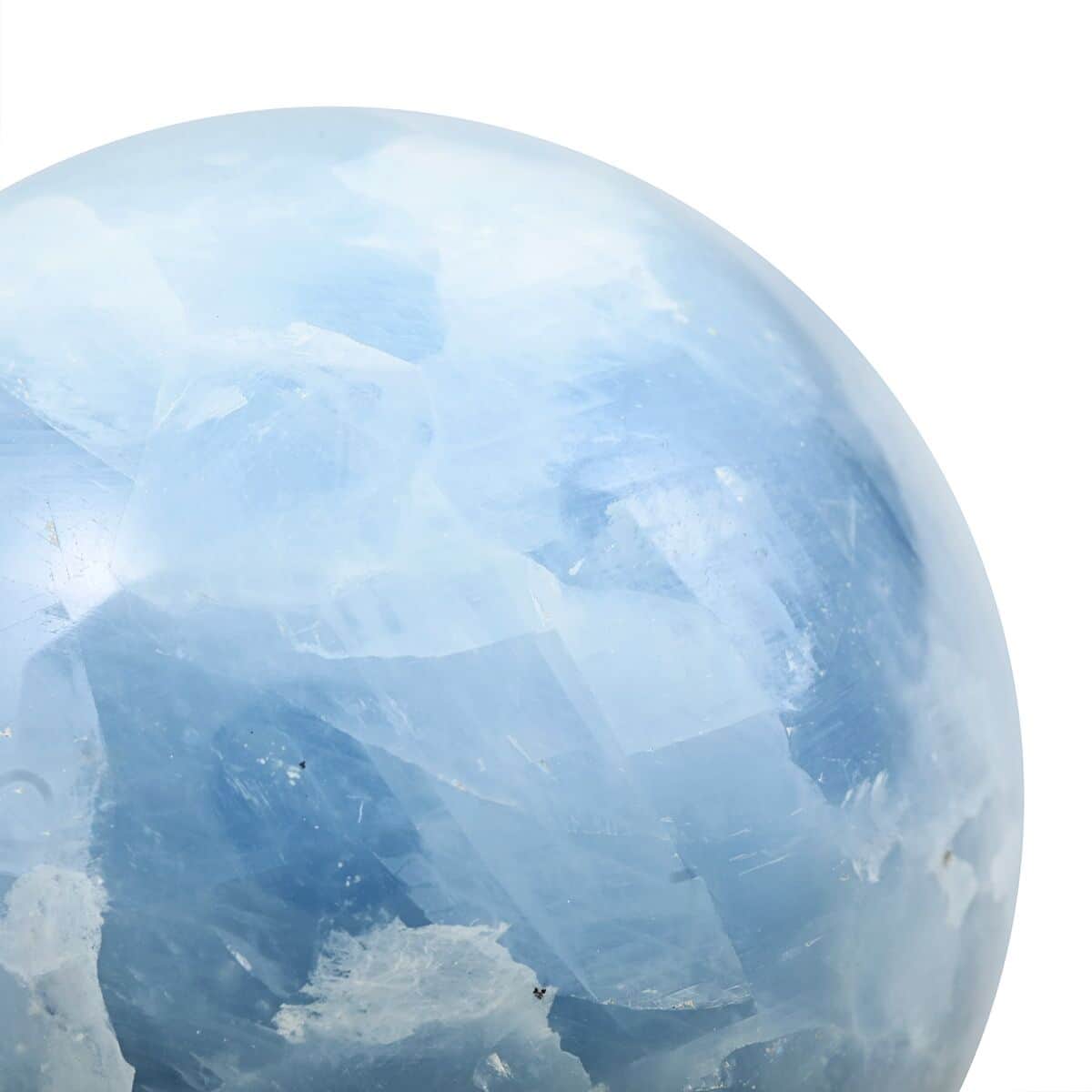 Blue Calcite Sphere Approx 453ctw image number 2