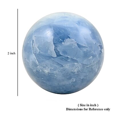 Blue Calcite Sphere Approx 453ctw