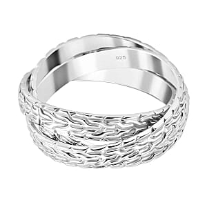Tulang Naga Ring in Sterling Silver (Size 6.5)