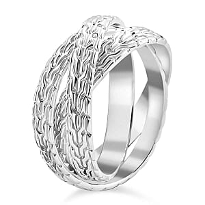 Tulang Naga Ring in Sterling Silver (Size 6.5)