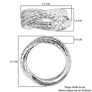 Tulang Naga Ring in Sterling Silver (Size 6.5)