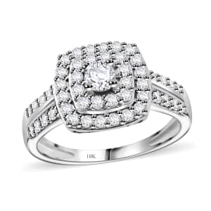 JCK Vegas Deal 10K White Gold Luxuriant Lab Grown Diamond Ring (Size 6.0) 0.75 ctw