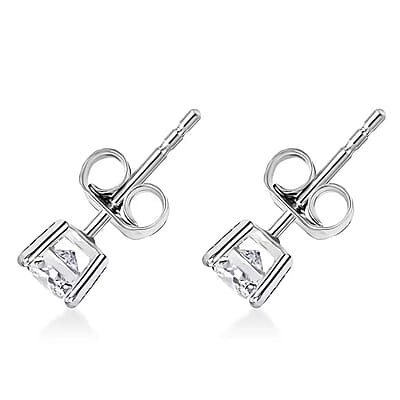 Luxuriant Lab Grown Diamond G VS 1.00 ctw Stud Earrings in 14K White Gold 