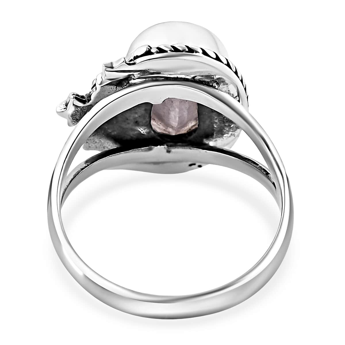 Bali Legacy Moon Glow Moonstone Celestial Ring in Sterling Silver (Size 10.0) 6.00 ctw image number 4