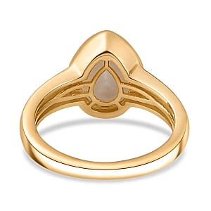 Freshwater Pearl 2.70 ctw Solitaire Ring in 18K Vermeil Yellow Gold Over Sterling Silver (Size 9.0)