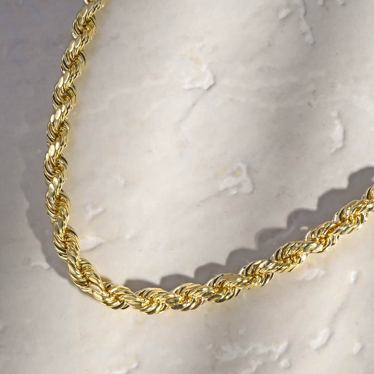 10K Yellow Gold 3mm Rope Necklace (24 Inches) (6.00 g) image number 1