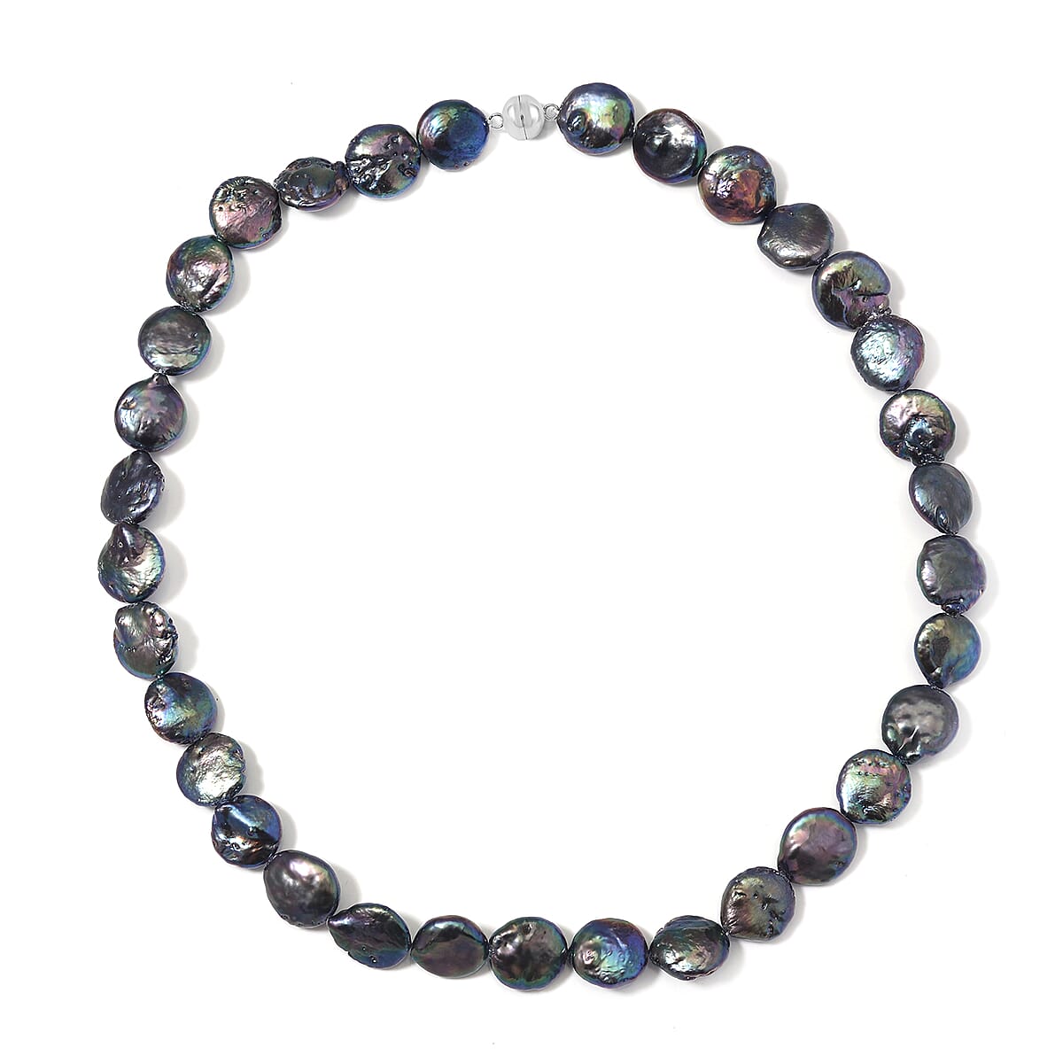 Peacock Freshwater Pearl Necklace 20 Inches image number 2