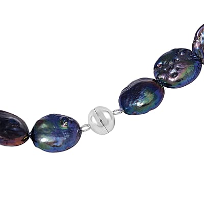 Peacock Freshwater Pearl Necklace 20 Inches