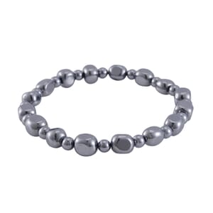 Terahertz 120.00 ctw Tumble Shape Stretch Anklet (9-9.5In)