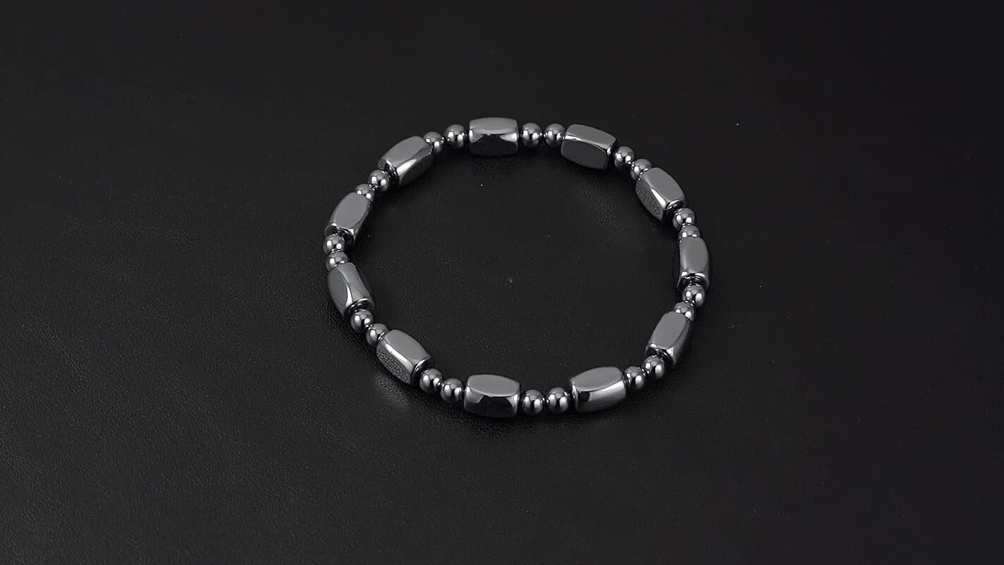 Terahertz 120.00 ctw Tumble Shape Stretch Anklet (10In)
