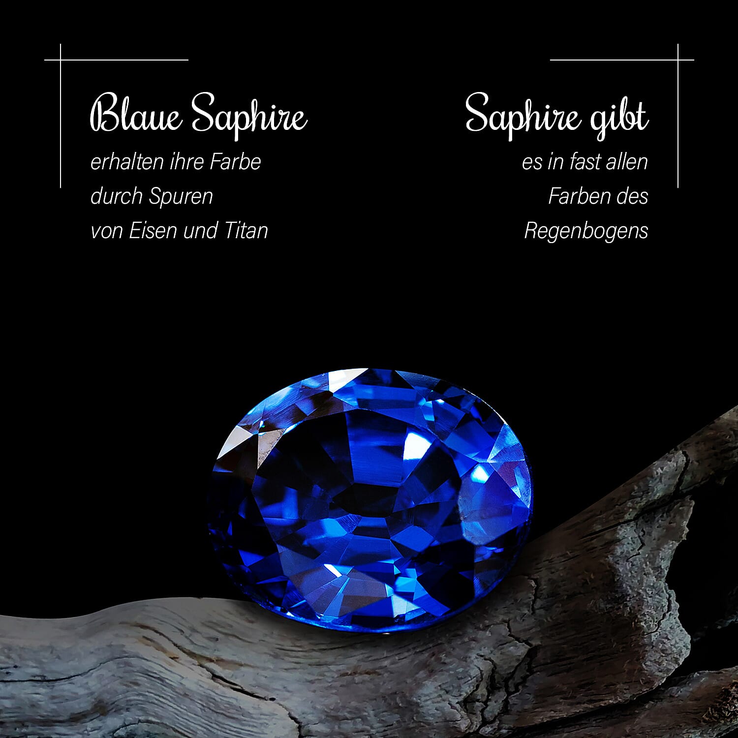 Blue Sapphire and White Zircon 2.31 ctw Ring in 18K Vermeil Yellow Gold Over Sterling Silver (Size 6.5)