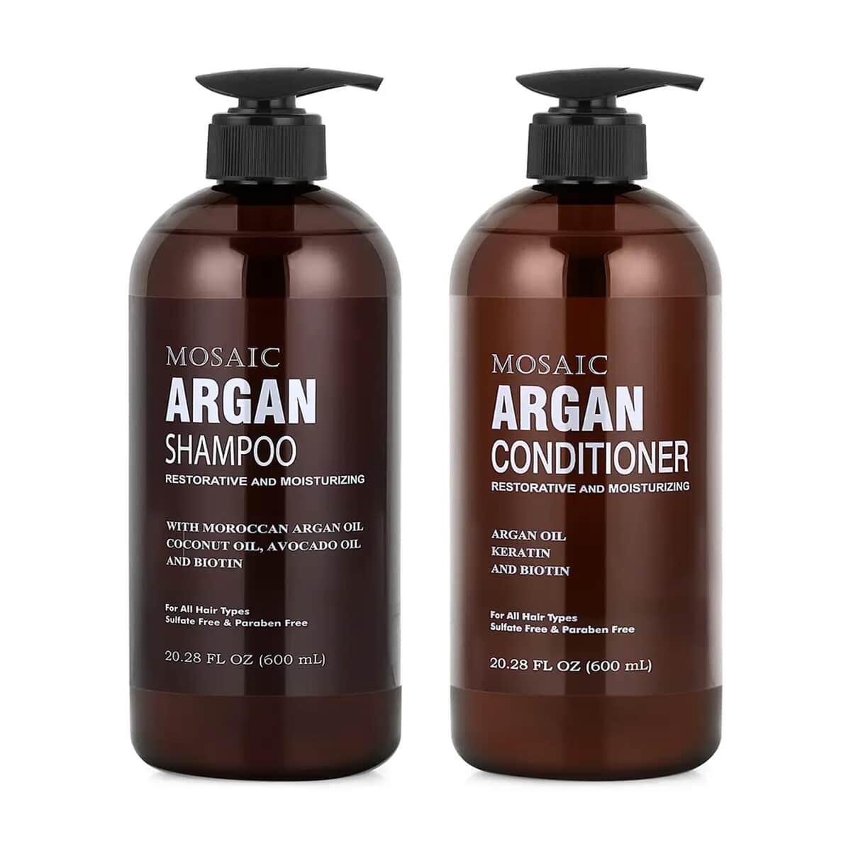 Mosaic Argan Shampoo & Conditioner Set (20.28oz Each) image number 0