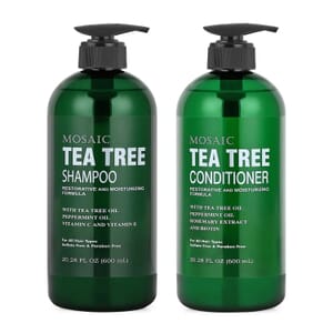 Mosaic Tea Tree Shampoo & Conditioner Set (20.28oz Each)