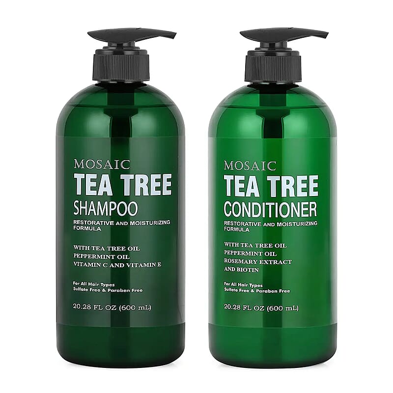 Mosaic Tea Tree Shampoo & Conditioner Set (20.28oz Each)