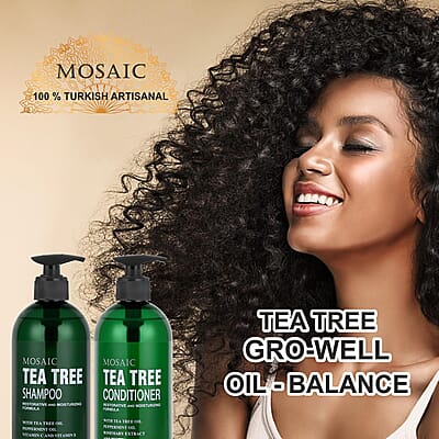 Mosaic Tea Tree Shampoo & Conditioner Set (20.28oz Each)