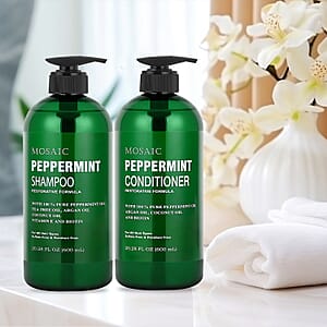 Mosaic Peppermint Shampoo & Conditioner Set (20.28oz Each)