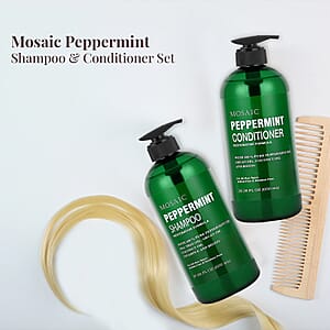 Mosaic Peppermint Shampoo & Conditioner Set (20.28oz Each)