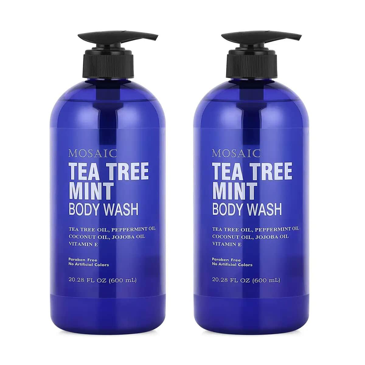 Mosaic Series Tea Tree Mint Body Wash Set of 2, 20.28 fl oz each image number 0