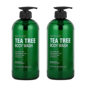 Mosaic Tea Tree Body Wash with Coconut Oil & Vitamin E(2x20.28oz)
