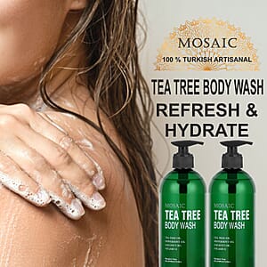 Mosaic Tea Tree Body Wash with Coconut Oil & Vitamin E(2x20.28oz)