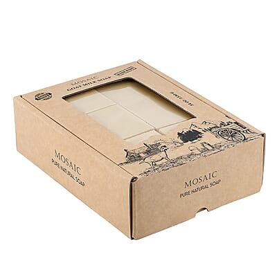 Mosaic Hand Made Pure Natural Goat Milk Soap (12x4.5oz)