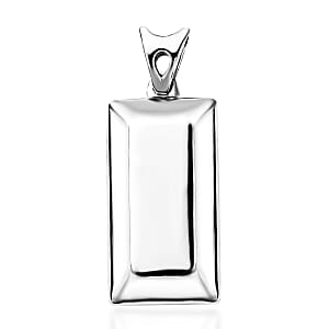 950 Platinum Bar Pendant without Chain 3.40 Grams