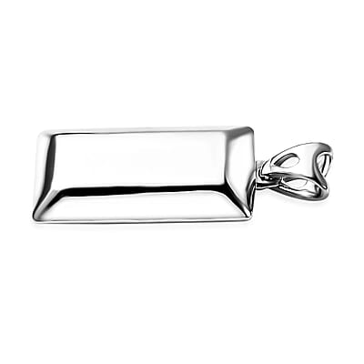950 Platinum Bar Pendant without Chain 3.40 Grams