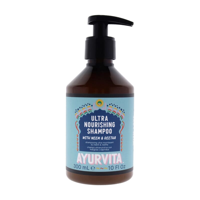AyurVita Ultra Nourishing Shampoo - Neem & Reetha 10 fl oz