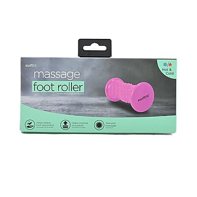 Swift Fit Hot & Cold Foot Massage Roller - Pink