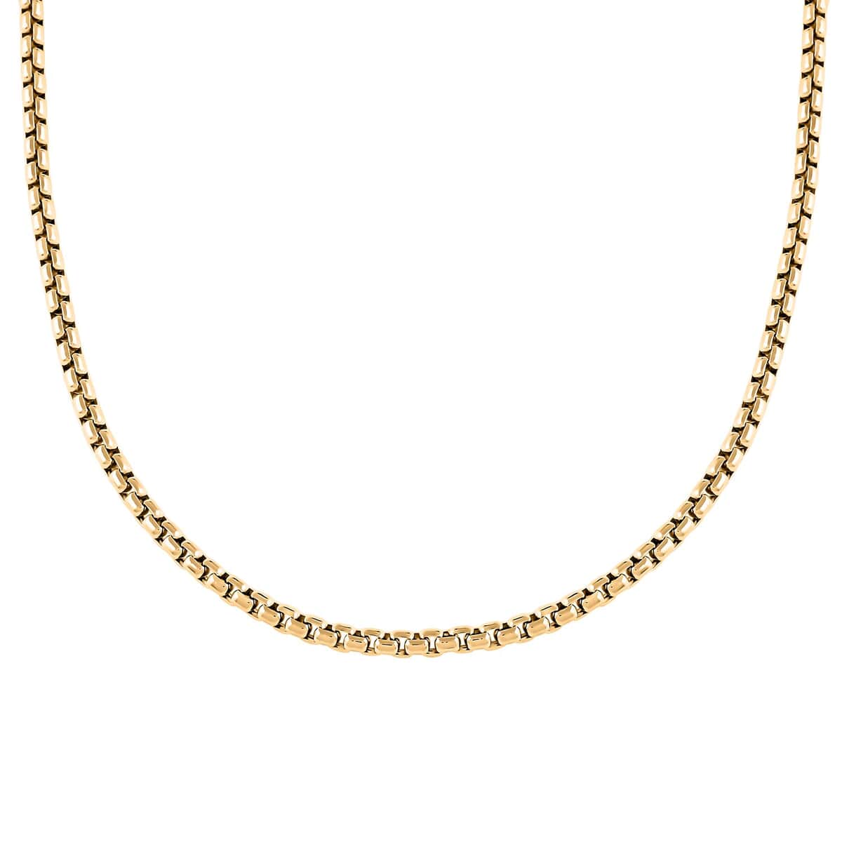 10K Yellow Gold 3.5mm Venetian Box Chain Necklace 18 Inches 11.80 Grams image number 0