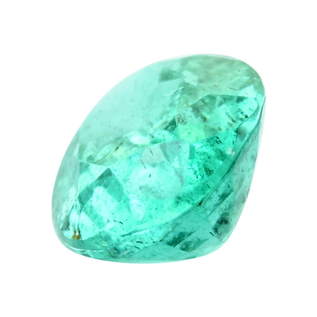 Certified & Appraised AAAA Boyaca Colombian Emerald (Bgt Free Size) 2.00 ctw image number 2